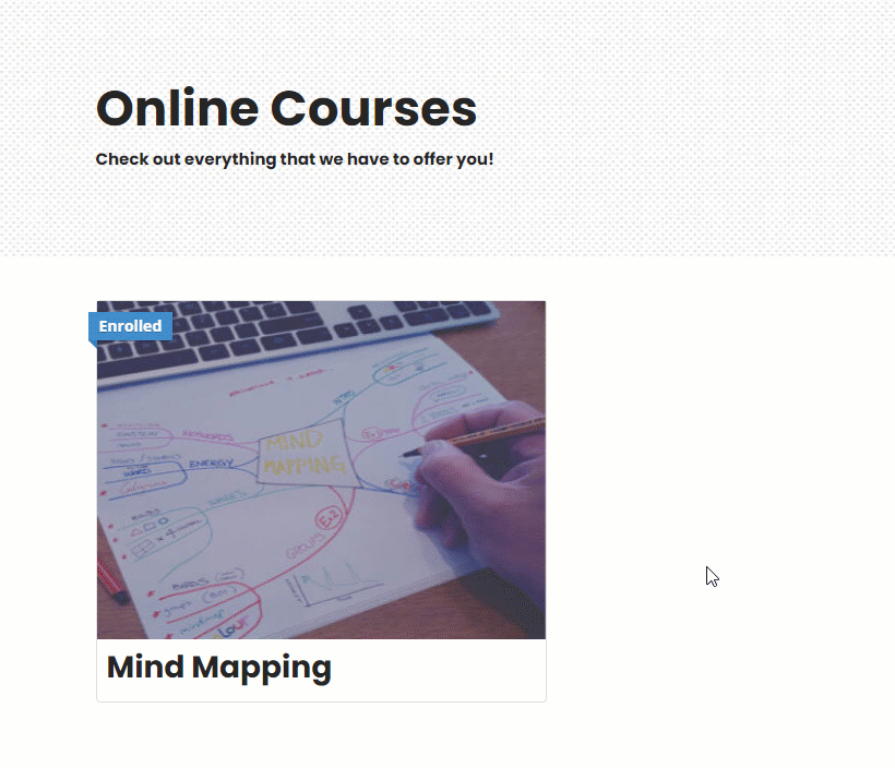LearnDash Course Grid Rollover Interaction
